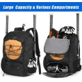 Baseball Bag with Fence Hook Hold, Softball Bat Bag with Shoes Compartment for Youth, Boys and Adult